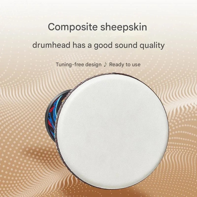 8-inch African Djembe Hand Drum
