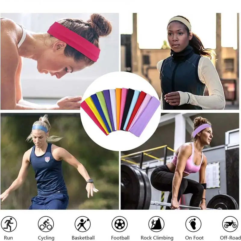Yoga Sports Headbands (7-Pack)