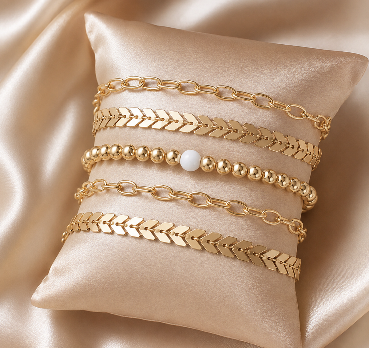 Boho Charm Bracelet Set (6 Pieces)