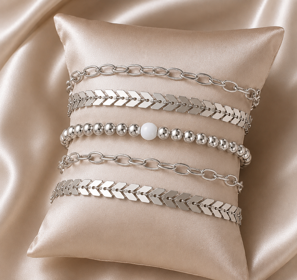 Boho Charm Bracelet Set (6 Pieces)