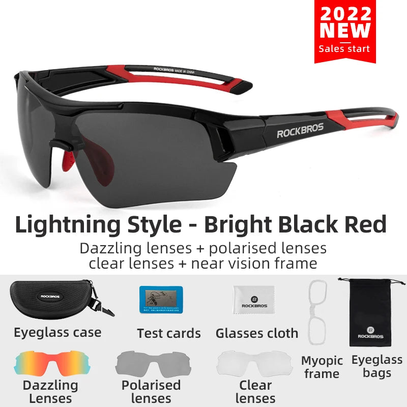 ROCKBROS Polarized Cycling Sunglasses
