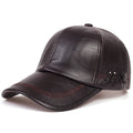 Leather Baseball Cap