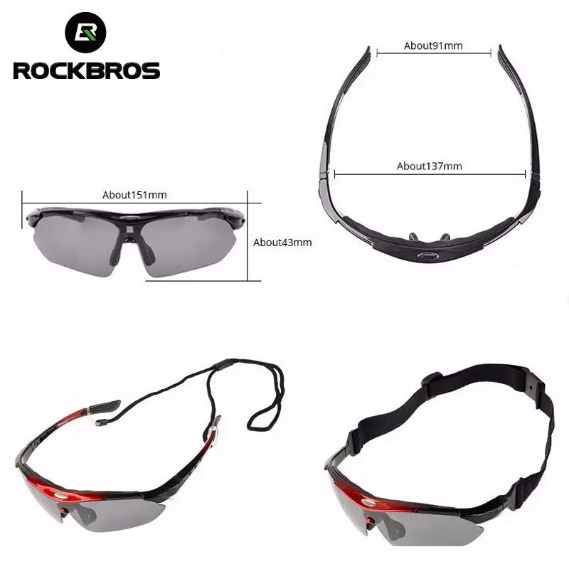 ROCKBROS Polarized Cycling Sunglasses