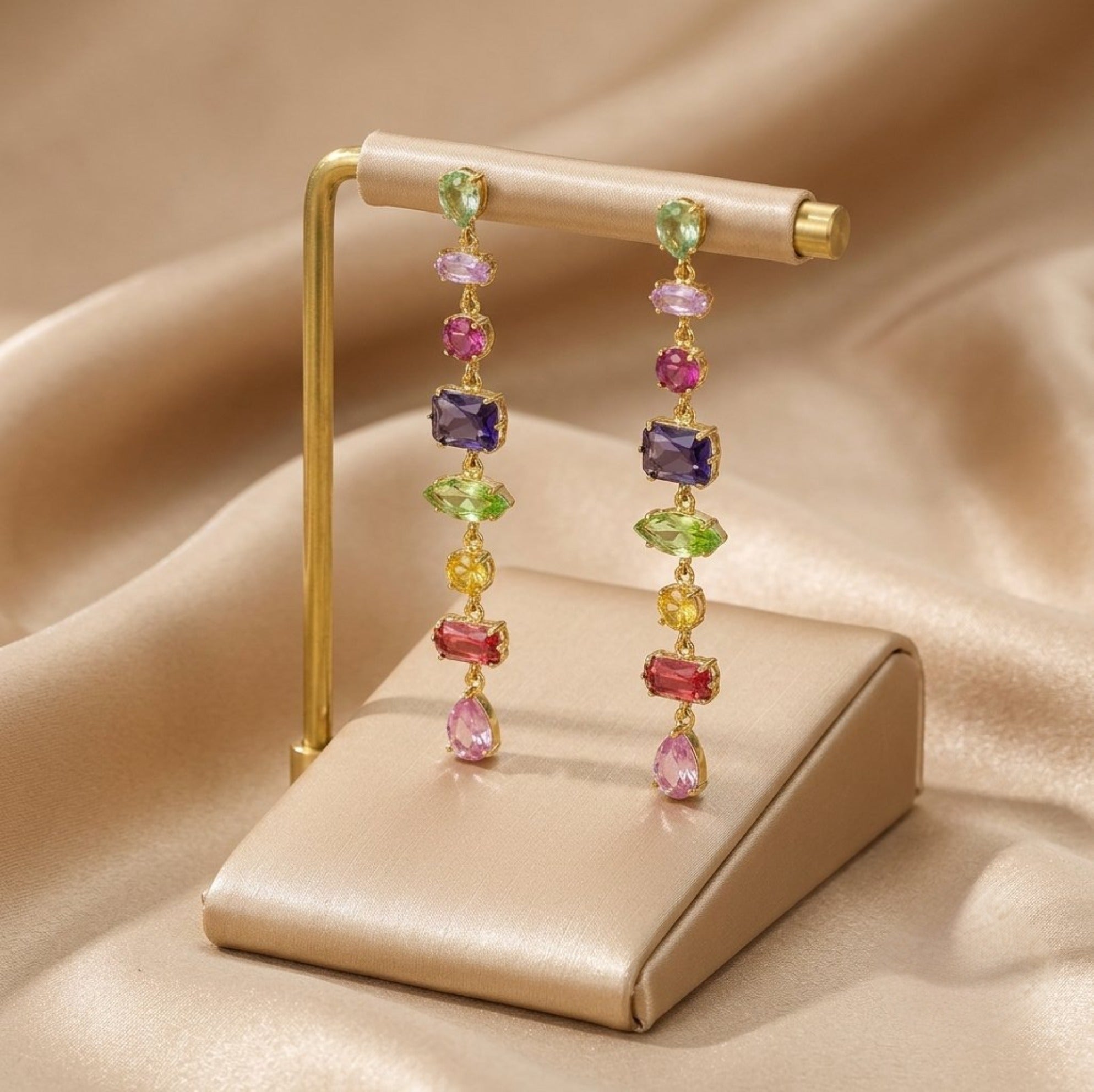 Crystal Clavicle Necklace & Bracelet Set