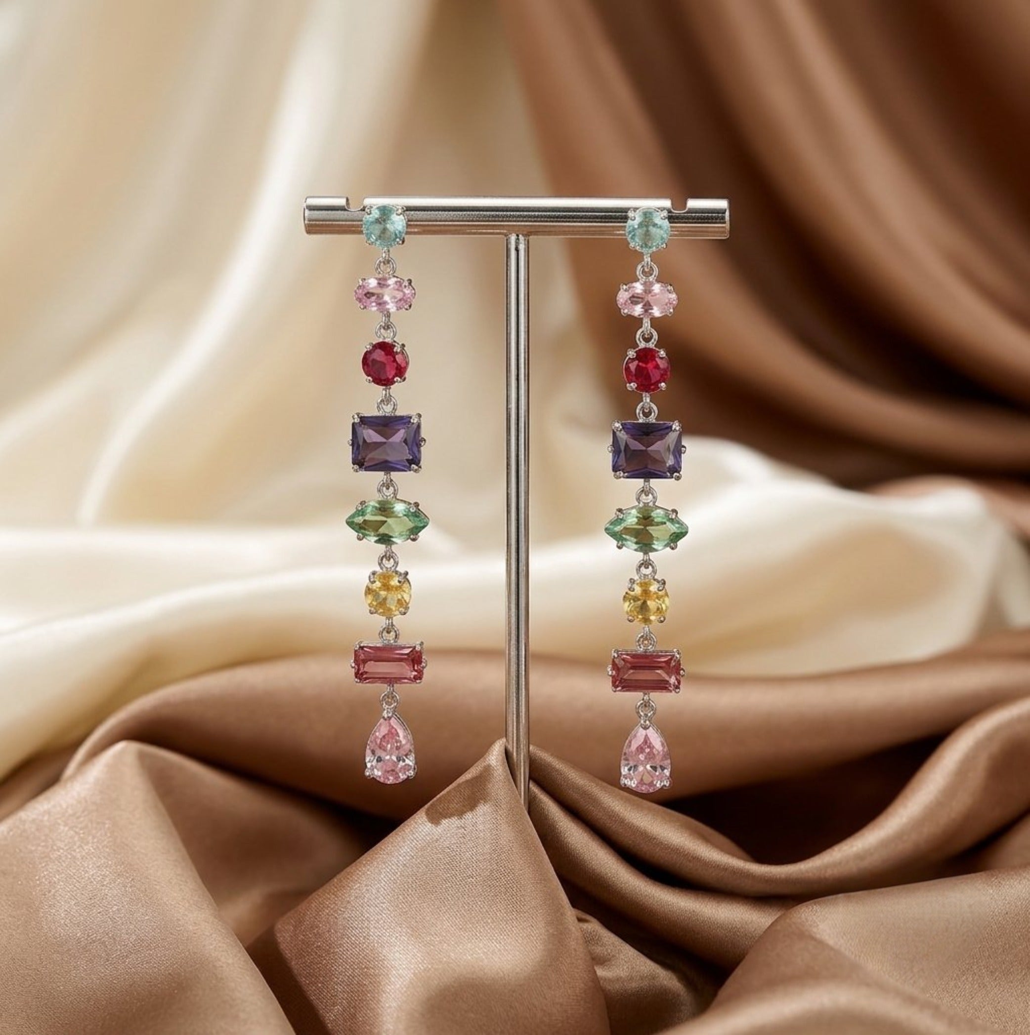 Crystal Clavicle Necklace & Bracelet Set