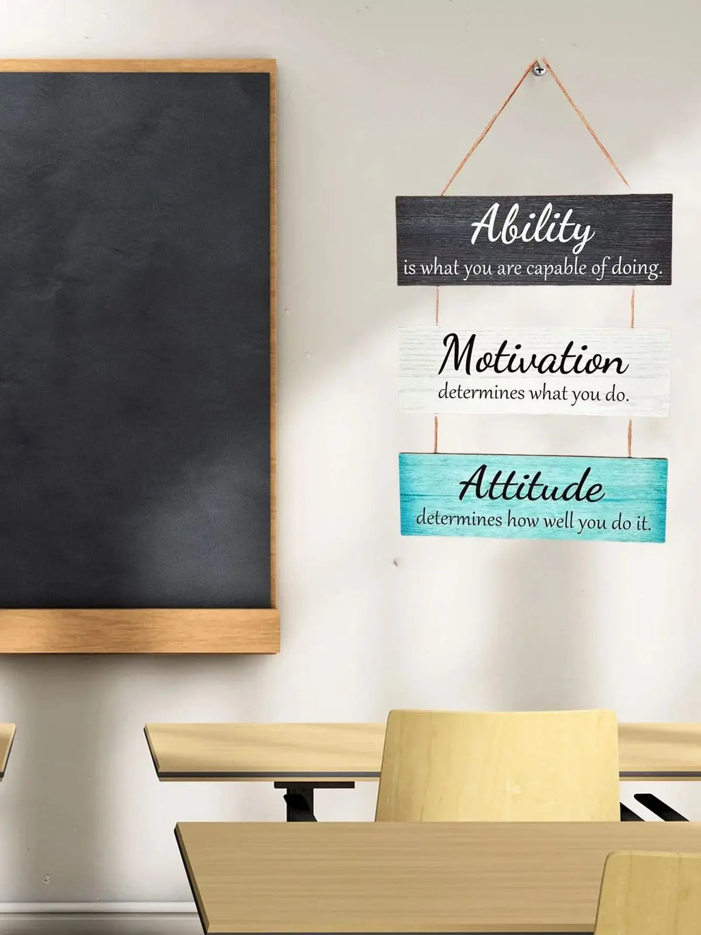 Wooden Inspirational Wall Art