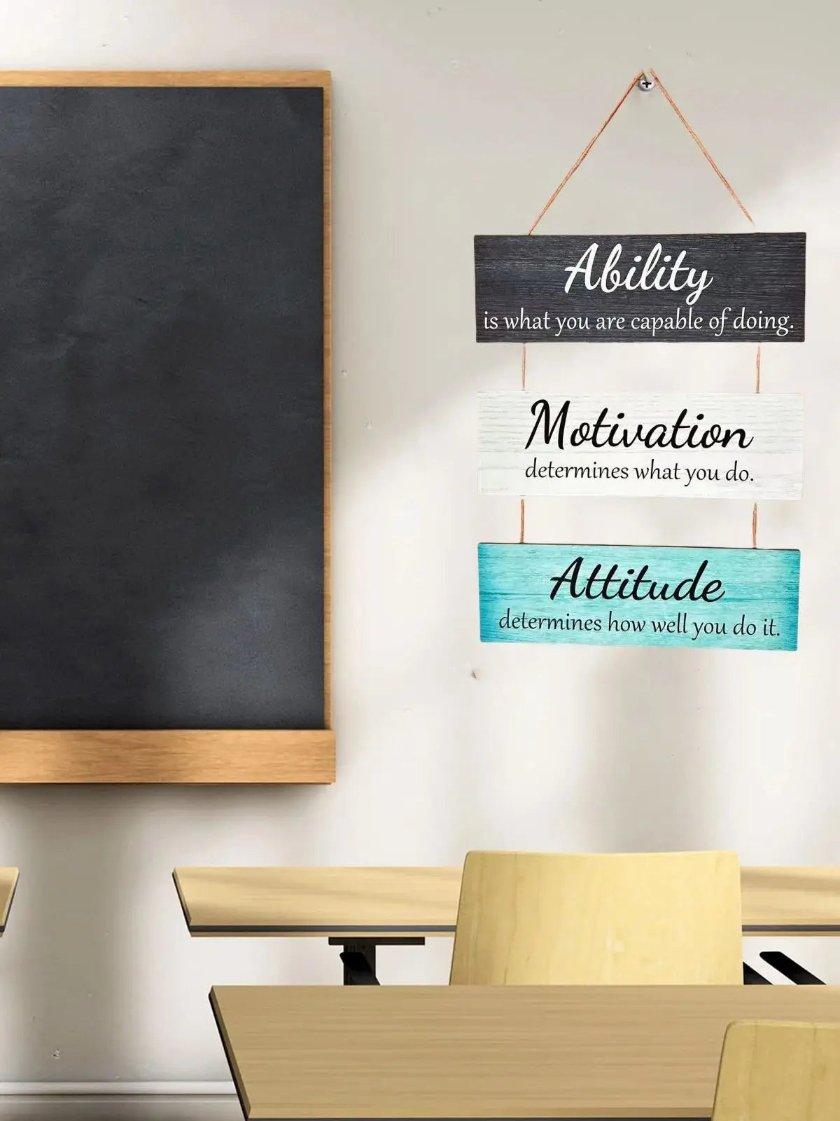 Wooden Inspirational Wall Art