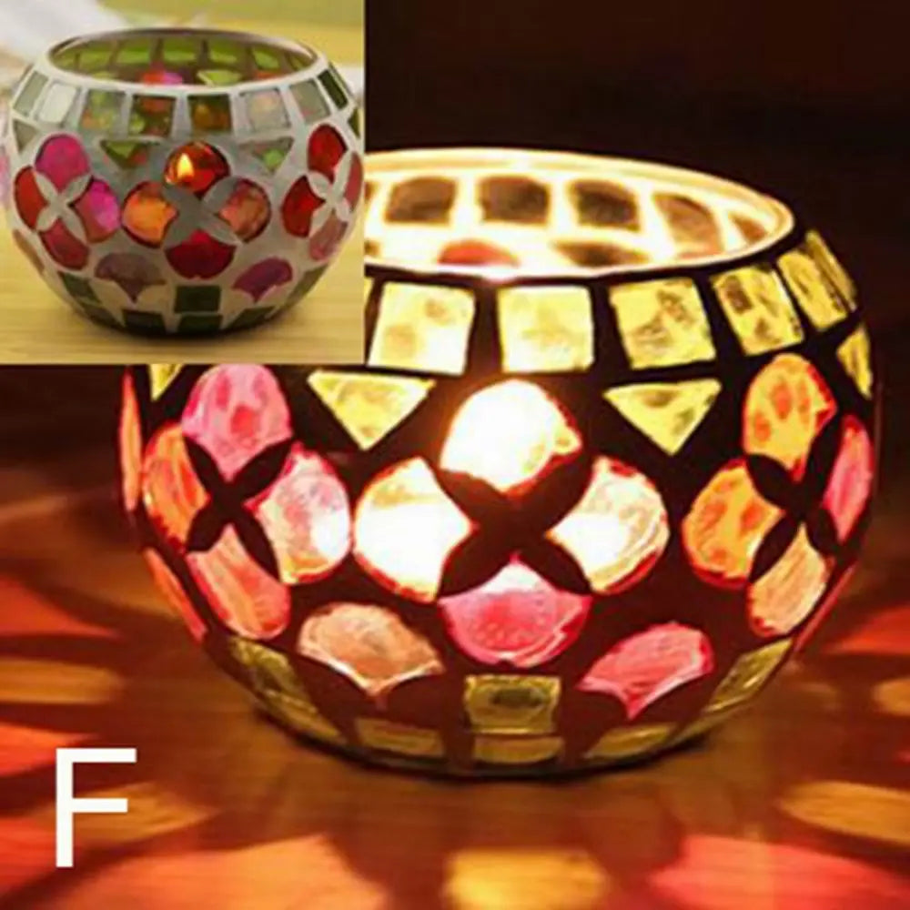 Moroccan Mosaic Votive Holder