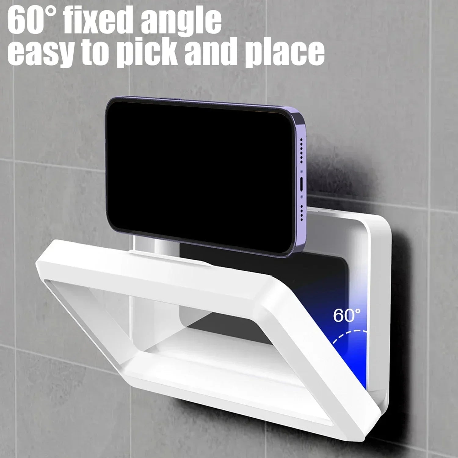 Waterproof Wall-Mount Phone Holder