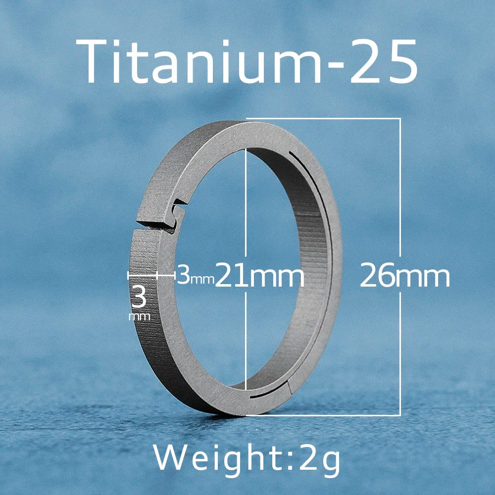 Titanium Flat Key Organizer