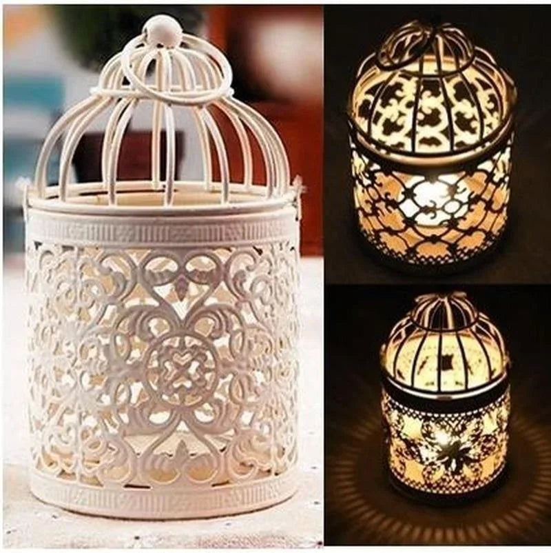 Vintage Birdcage Candle Lantern
