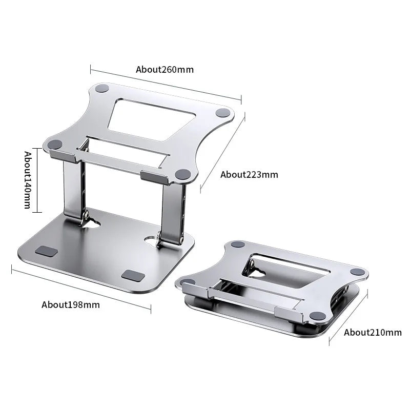 Adjustable Aluminum Laptop & Tablet Stand