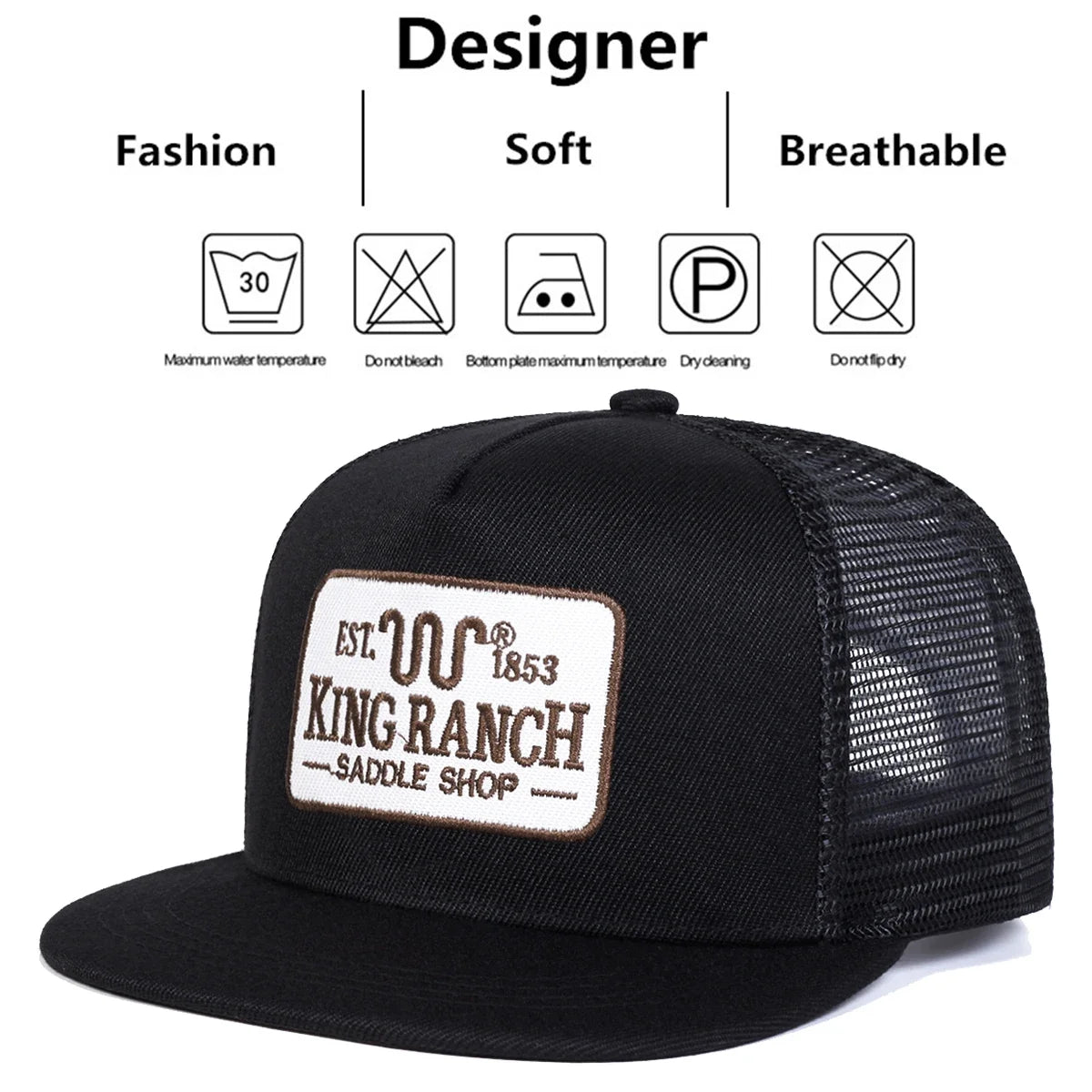 KING RANCH Embroidered Mesh Cap