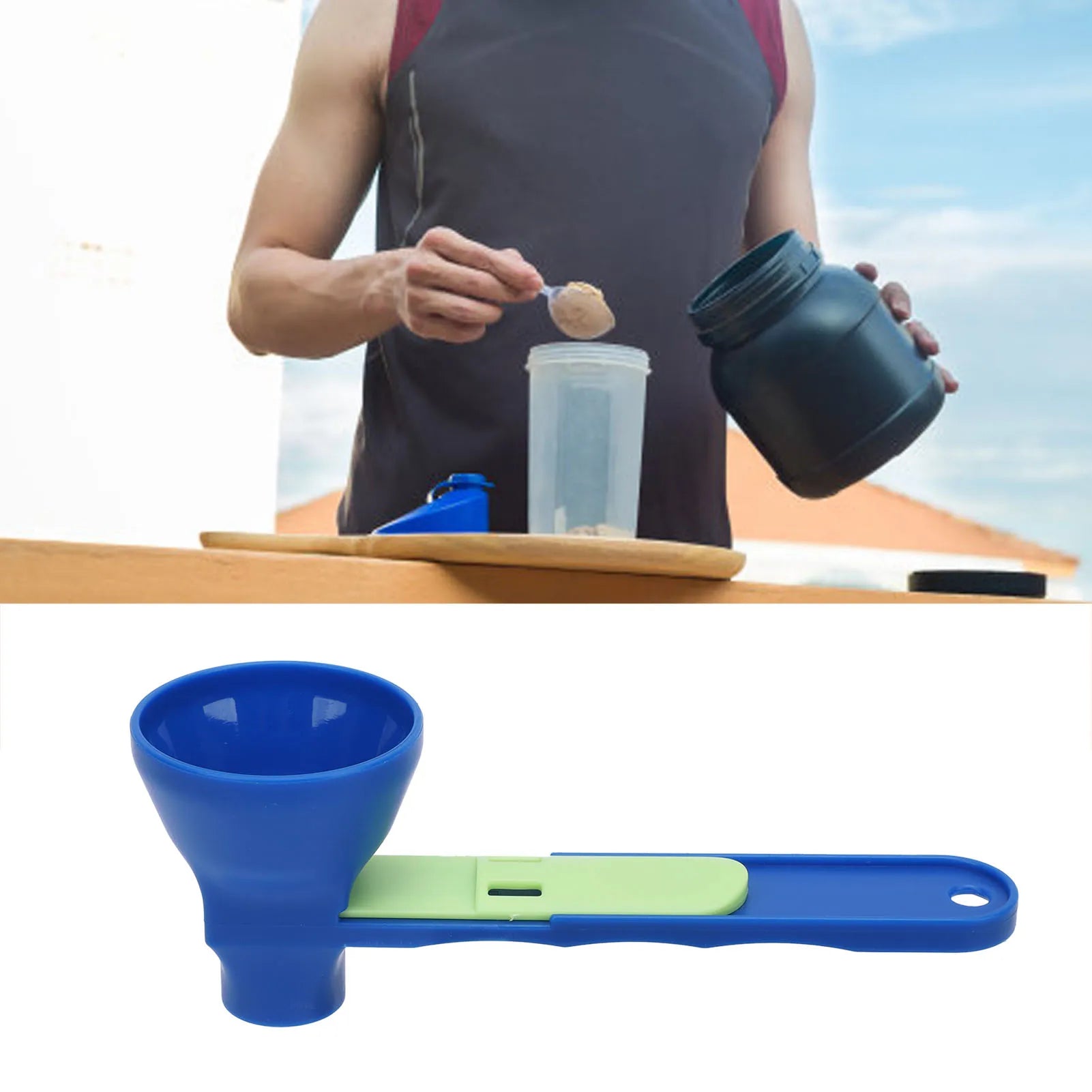 Protein Powder Funnel & Scoop