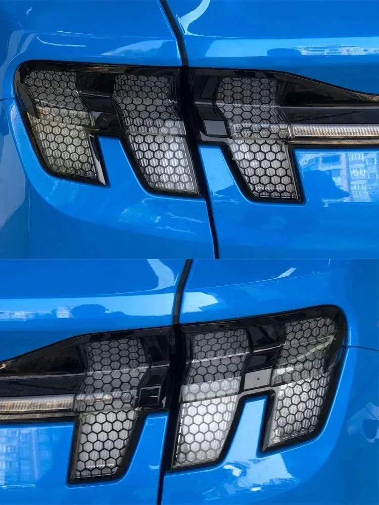 Car Tail Light Honeycomb Sticker