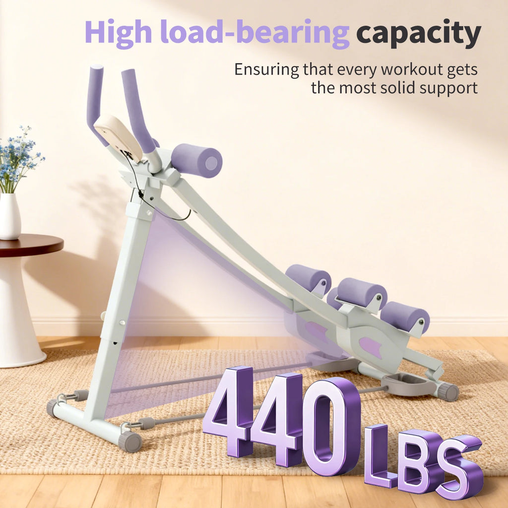 Foldable Ab Roller Trainer