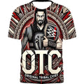 Athletic 3D-Print Streetwear T-Shirt