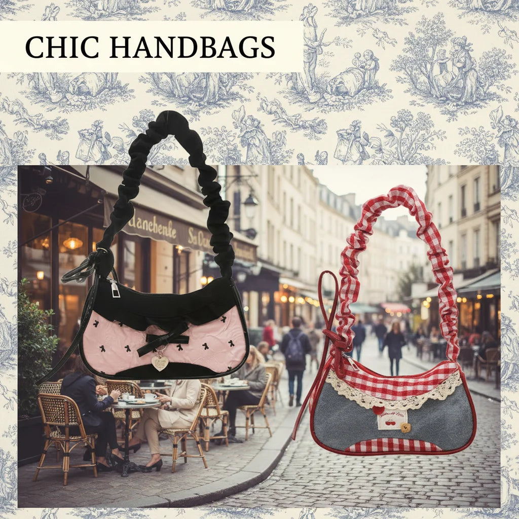 Grid Mini Crossbody Handbag