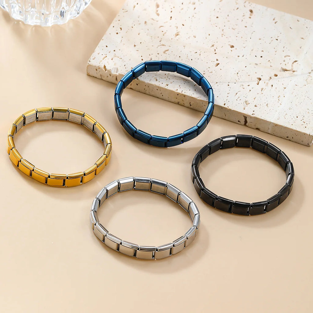 Italian Square Link Bracelet