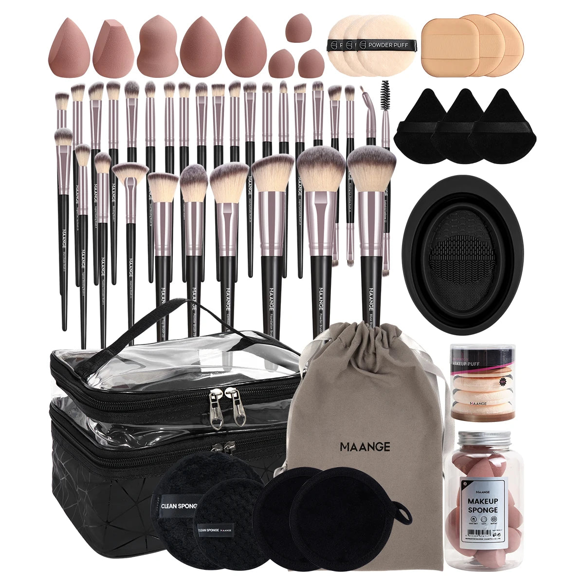 MAANGE 54-Piece Makeup Set with Bag