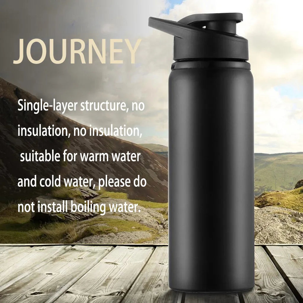 Matte Steel Sports Water Bottle