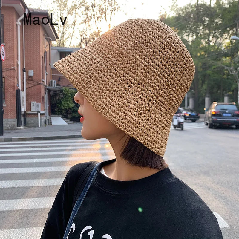 Woven Straw Sun Hat