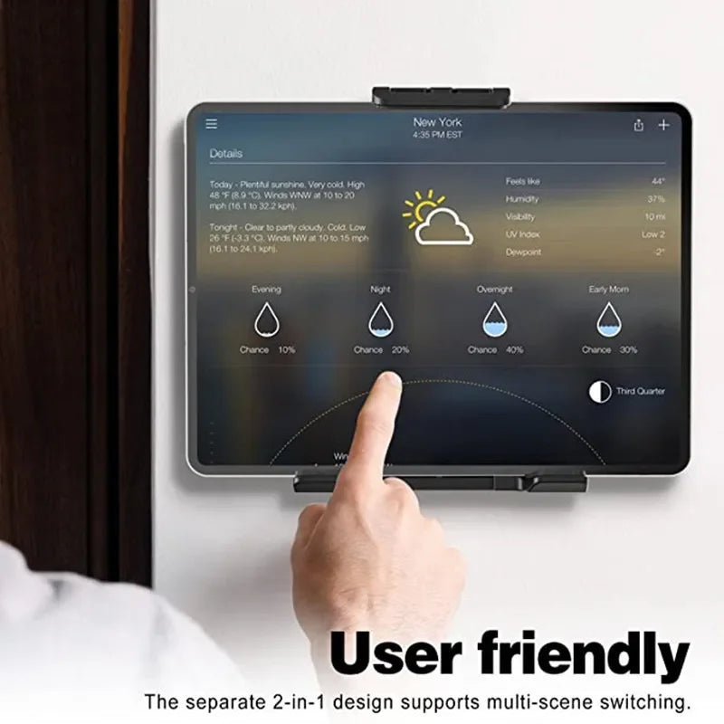 Kitchen Wall Phone & Tablet Stand