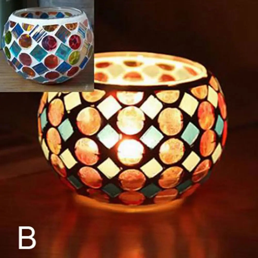 Moroccan Mosaic Votive Holder
