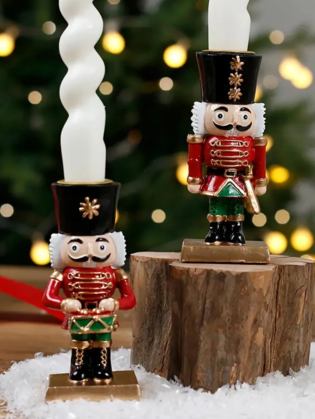 Nutcracker Candle Holder
