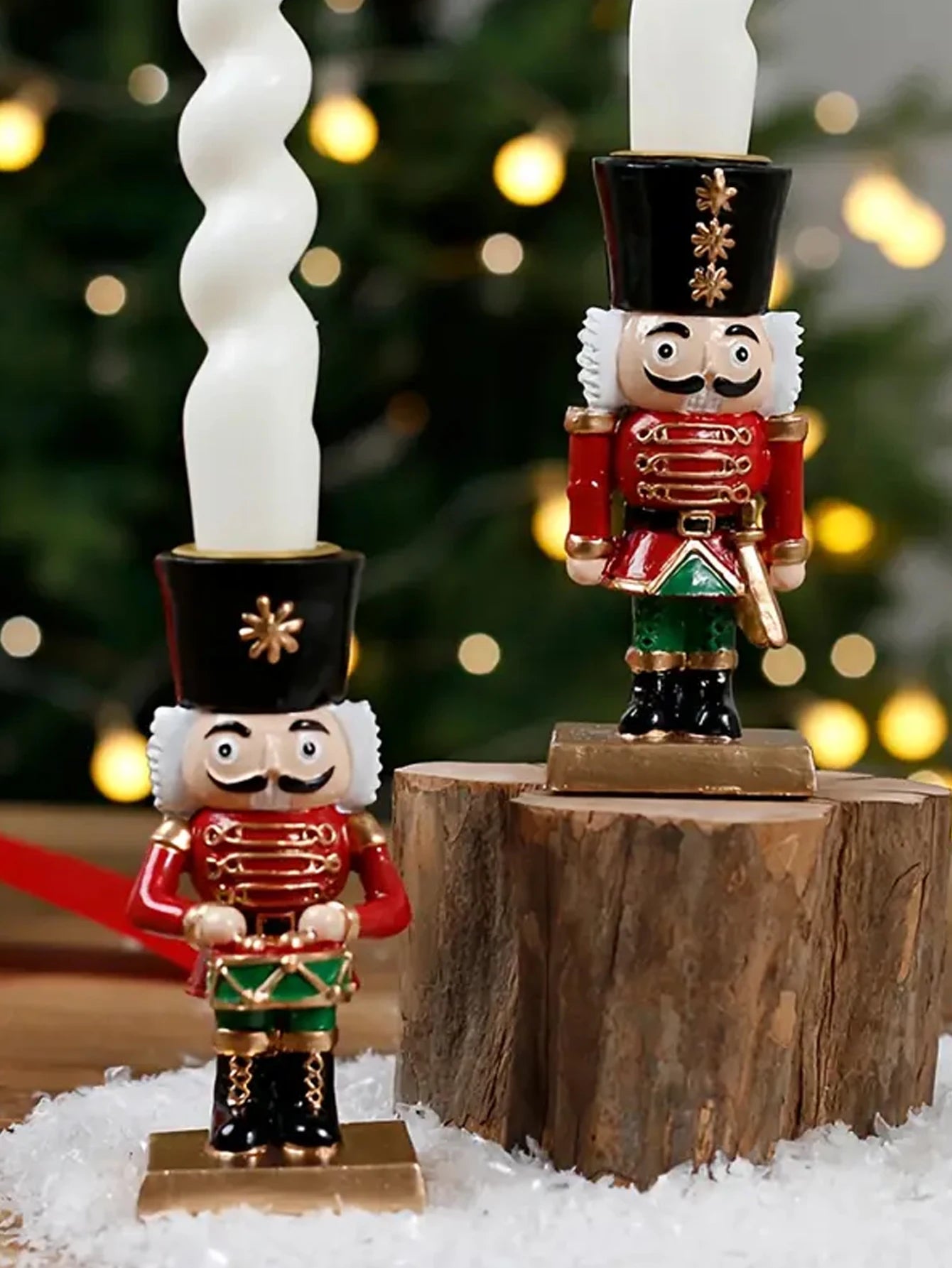 Nutcracker Candle Holder