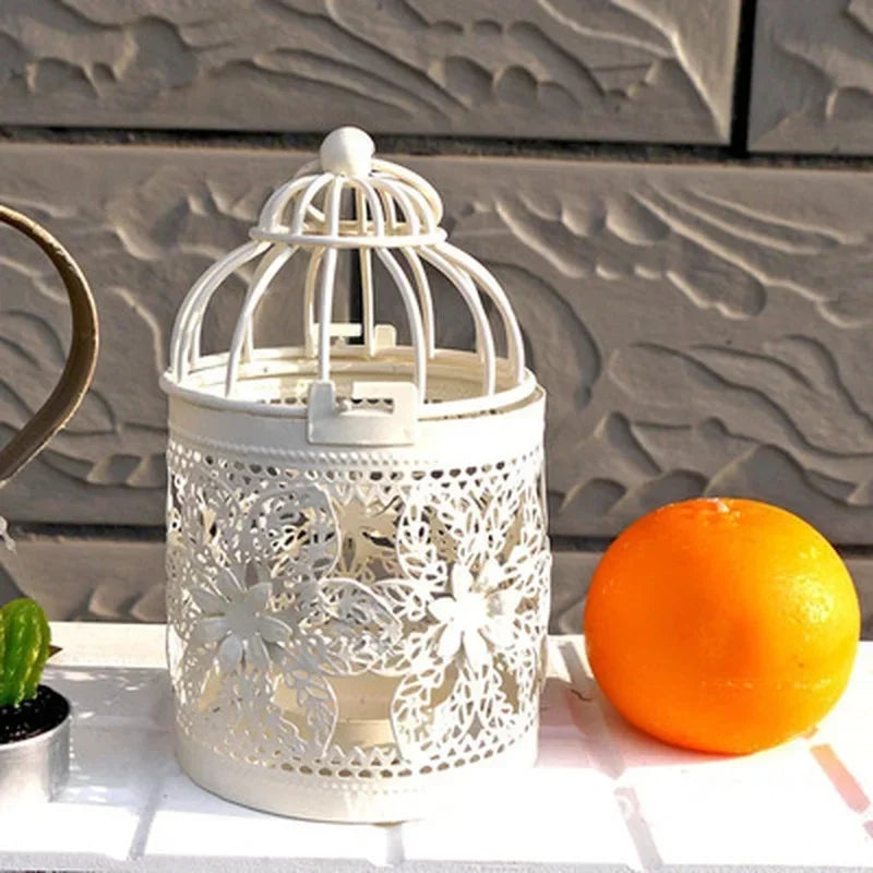 Vintage Birdcage Candle Lantern