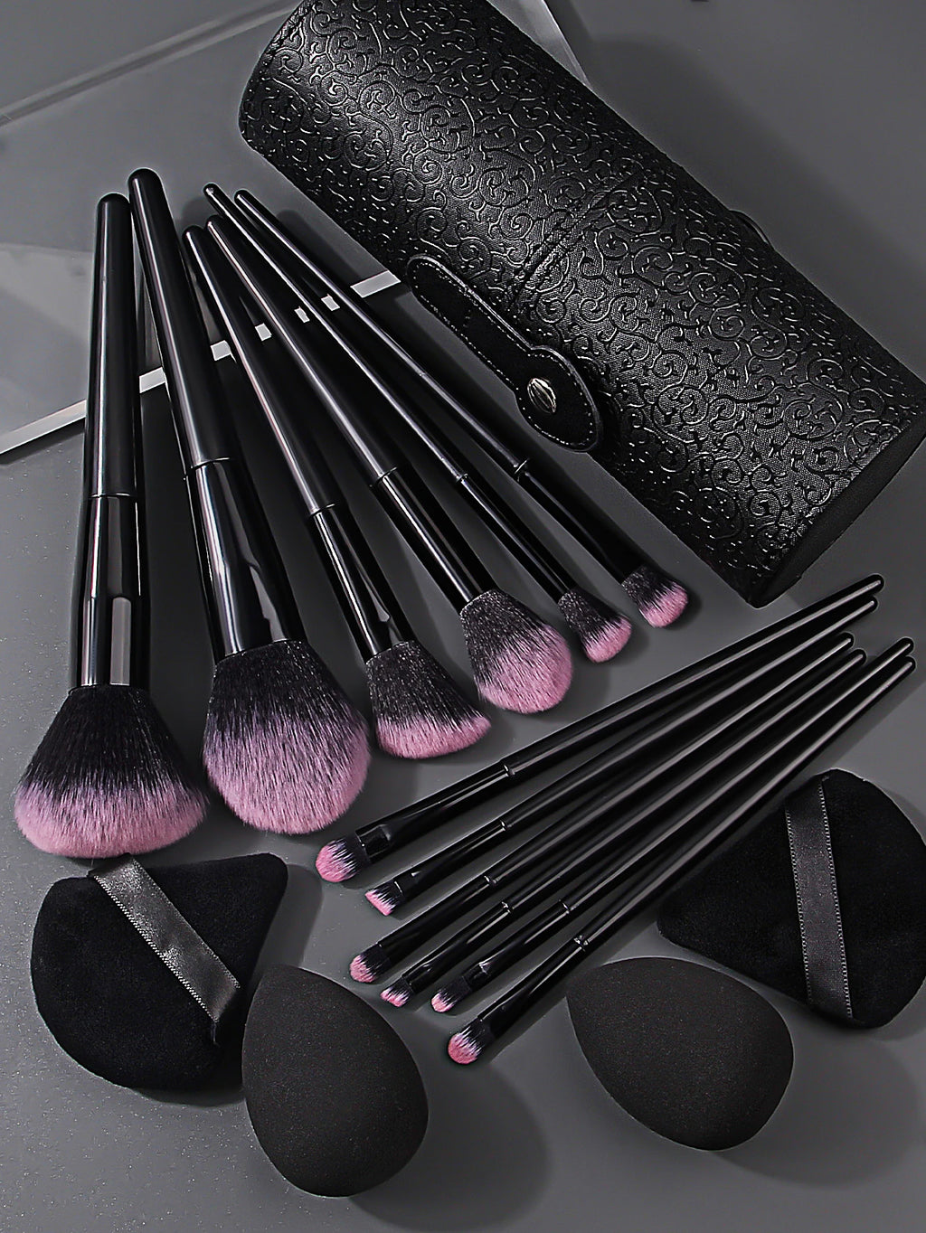 17-Piece Makeup Set with Case