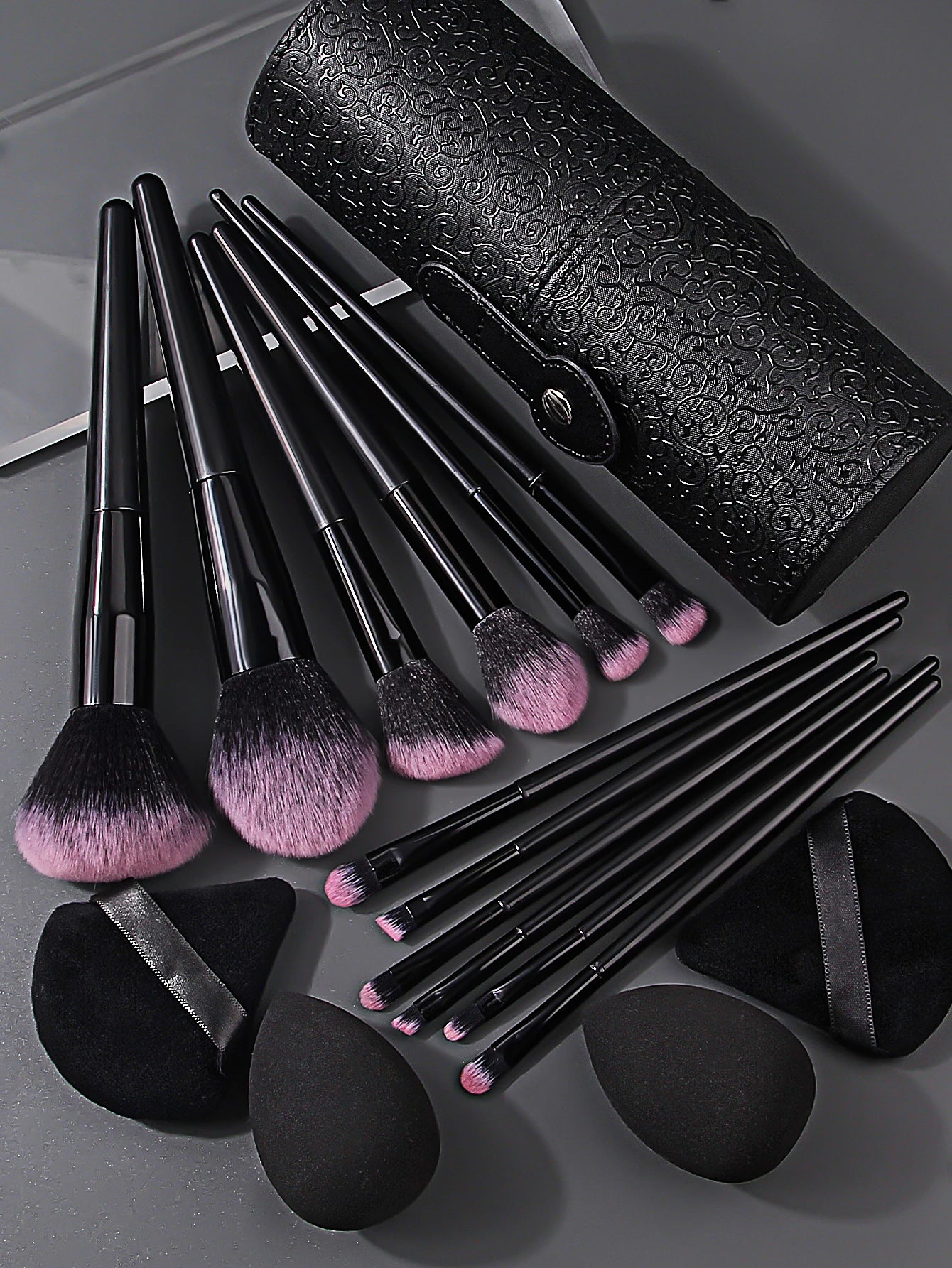 17-Piece Makeup Set with Case
