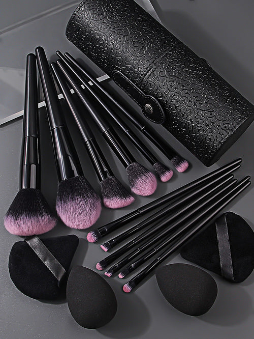 17-Piece Makeup Set with Case