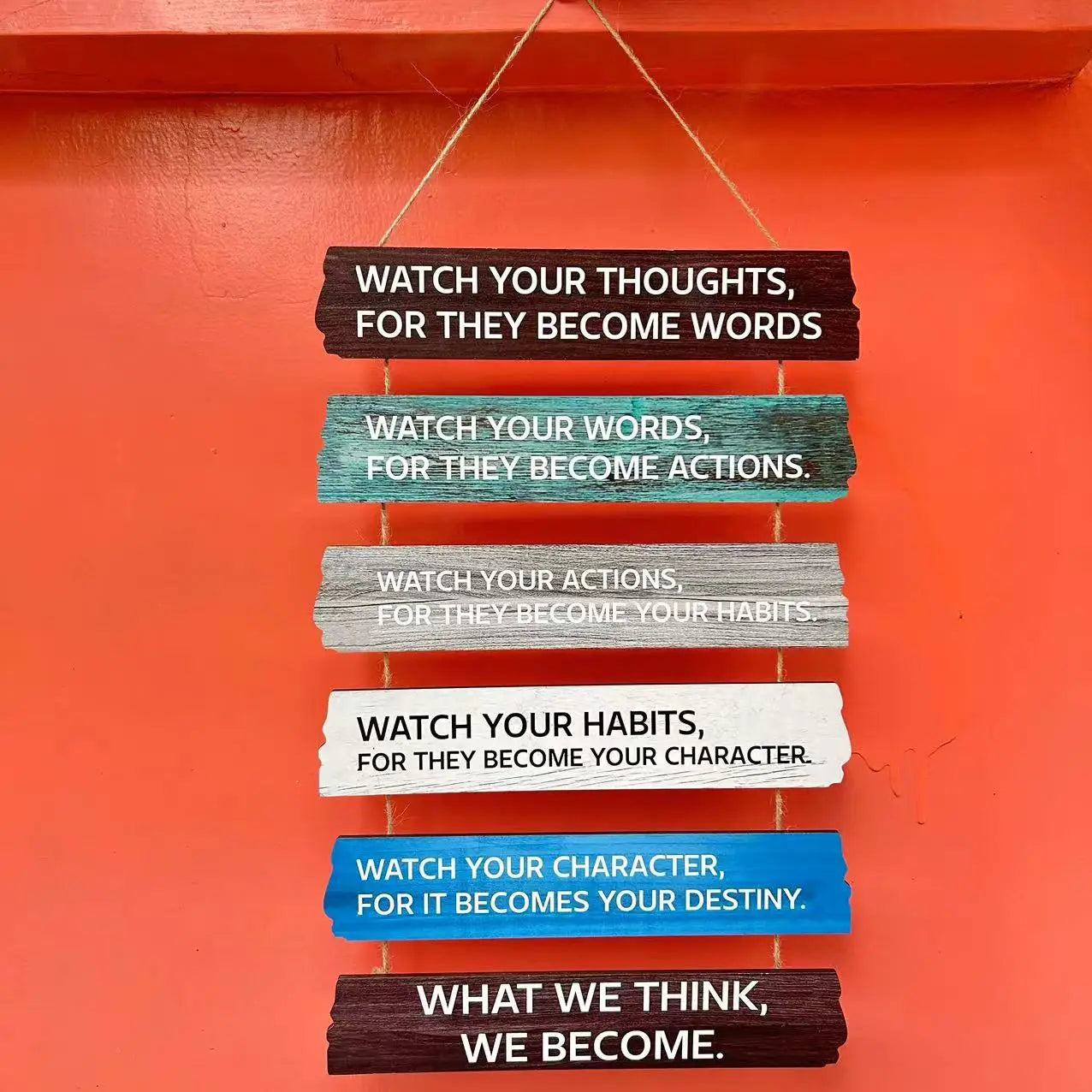Wooden Inspirational Wall Art