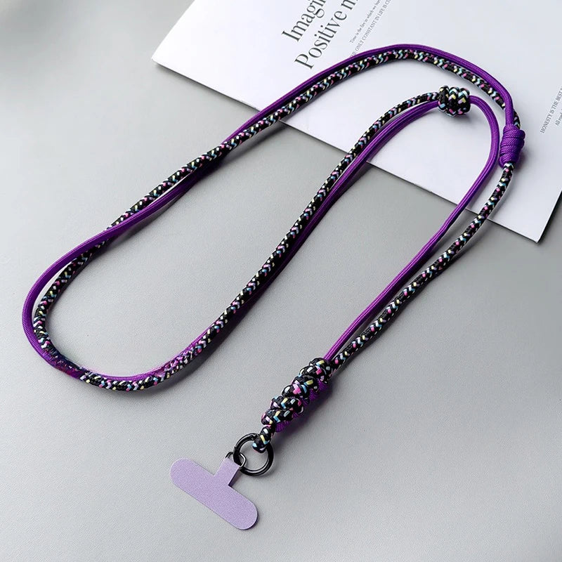 Braided Crossbody Phone Lanyard