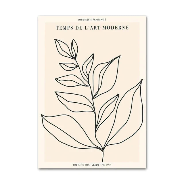 Minimalist Lemon Vase Wall Art