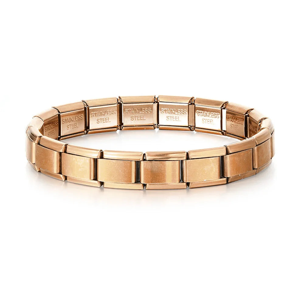Italian Square Link Bracelet