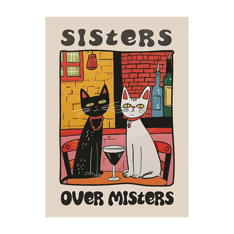 Cat Chef Kitchen Canvas Art