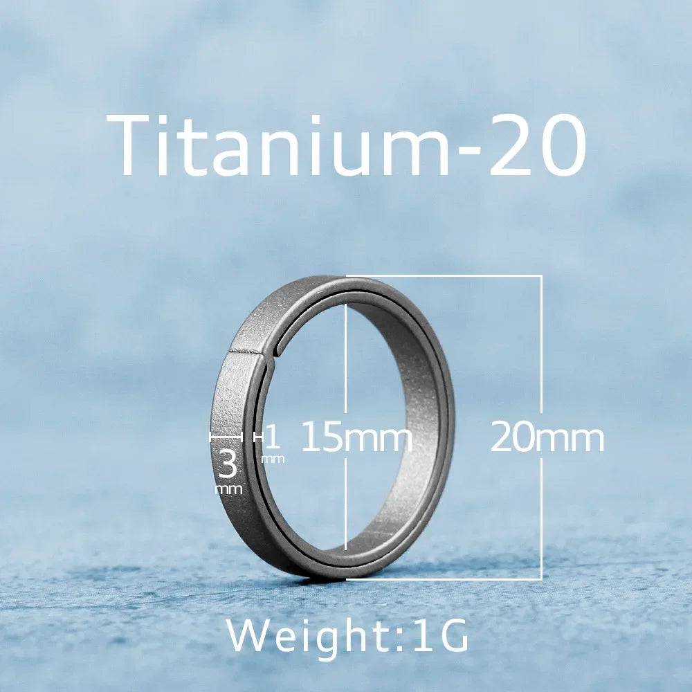 Titanium Flat Key Organizer