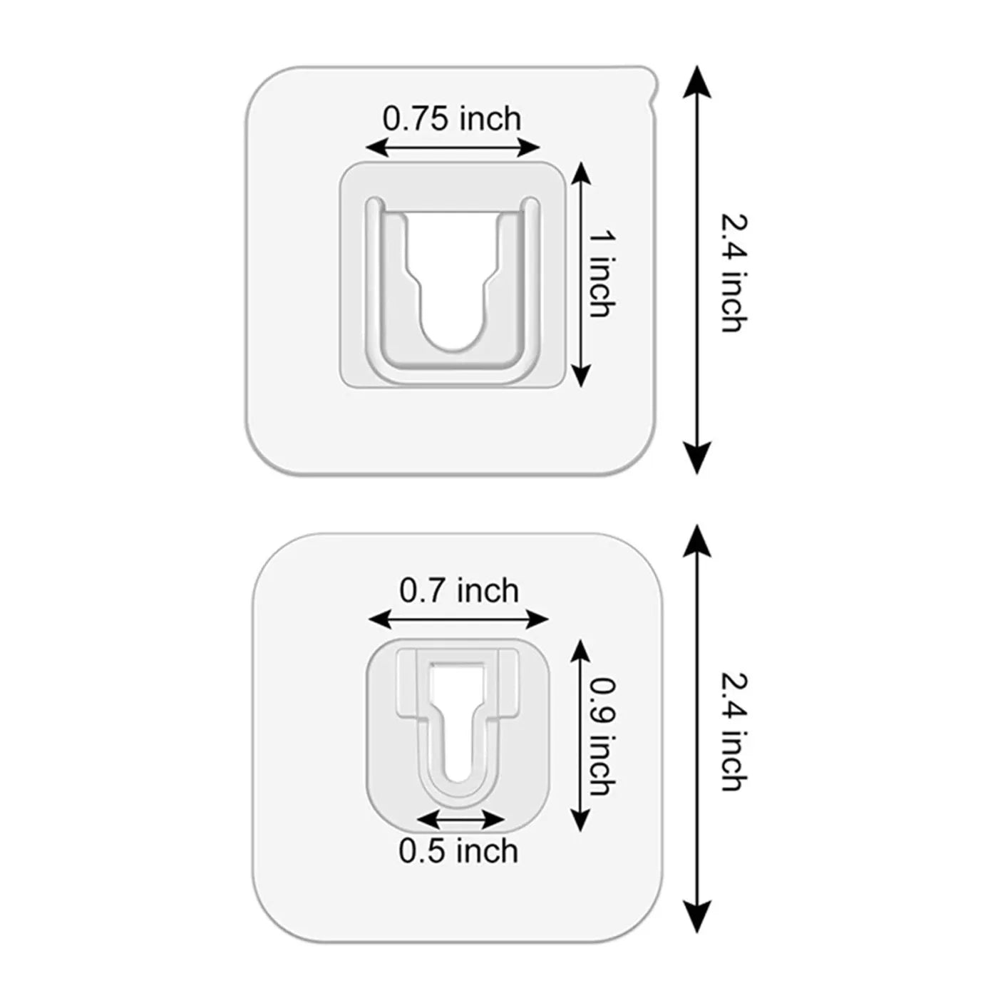 Adhesive Wall Hooks (Set)