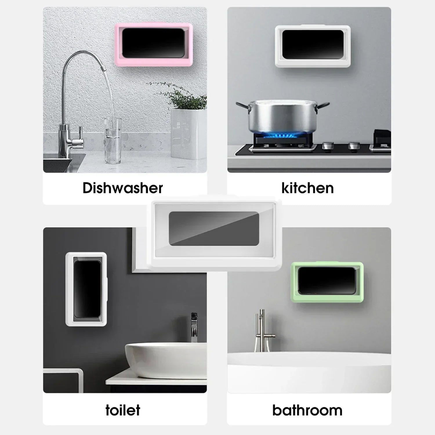 Waterproof Wall-Mount Phone Holder