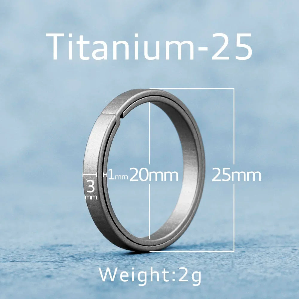 Titanium Flat Key Organizer