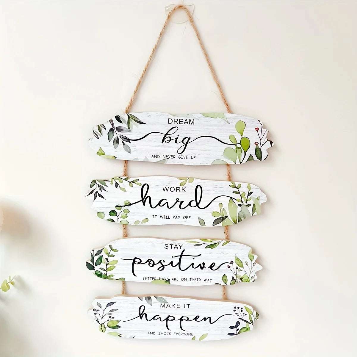 Wooden Inspirational Wall Art