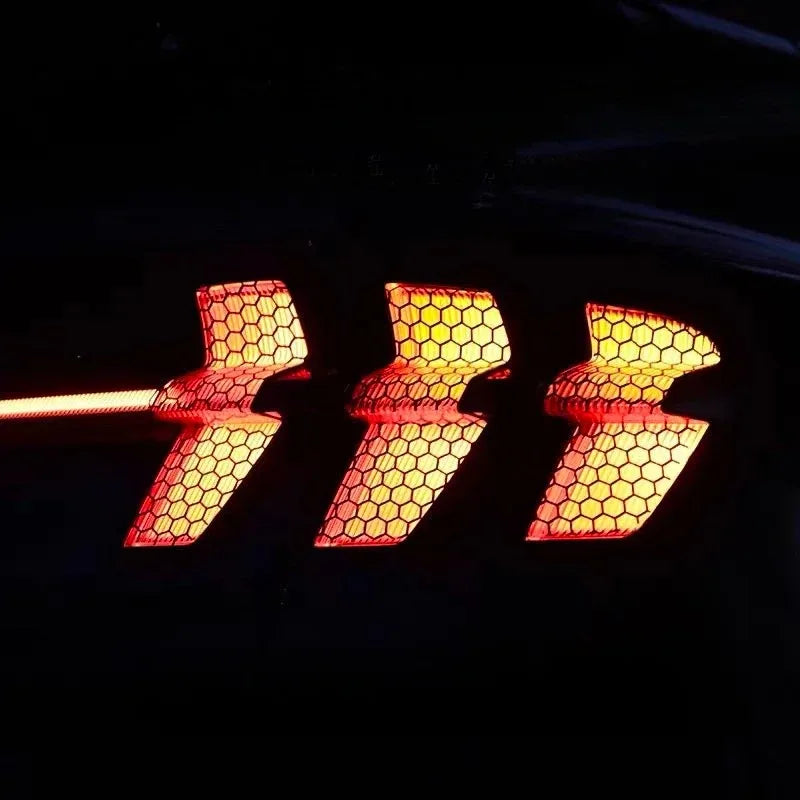Car Tail Light Honeycomb Sticker