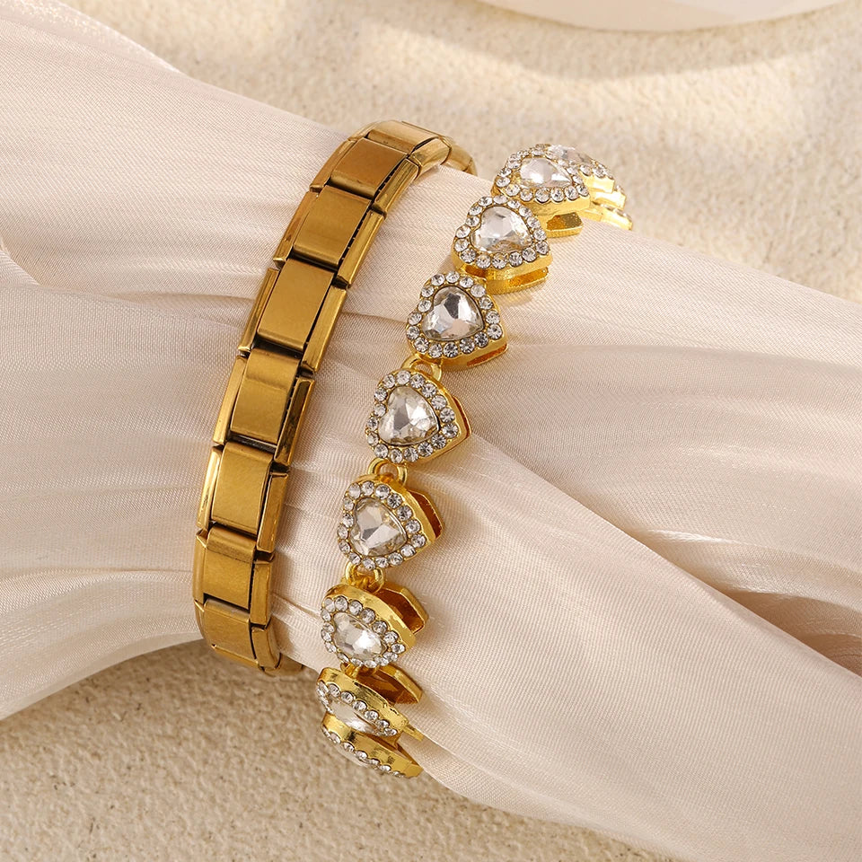 Italian Square Link Bracelet