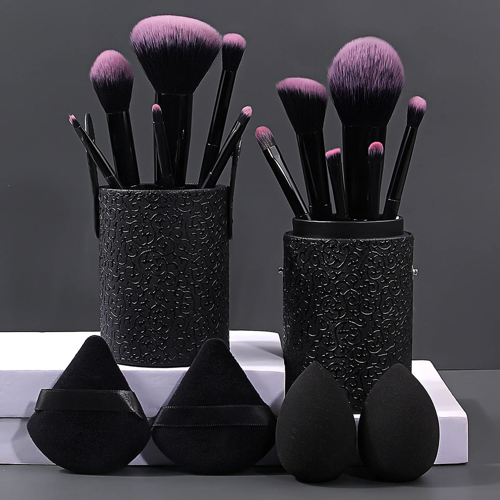 17-Piece Makeup Set with Case