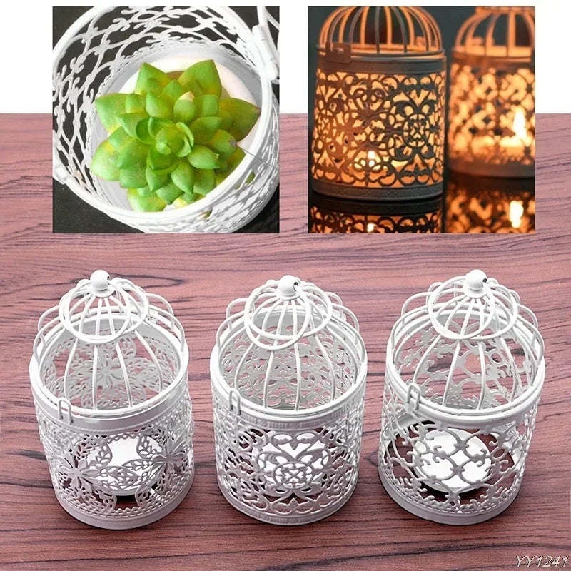 Vintage Birdcage Candle Lantern