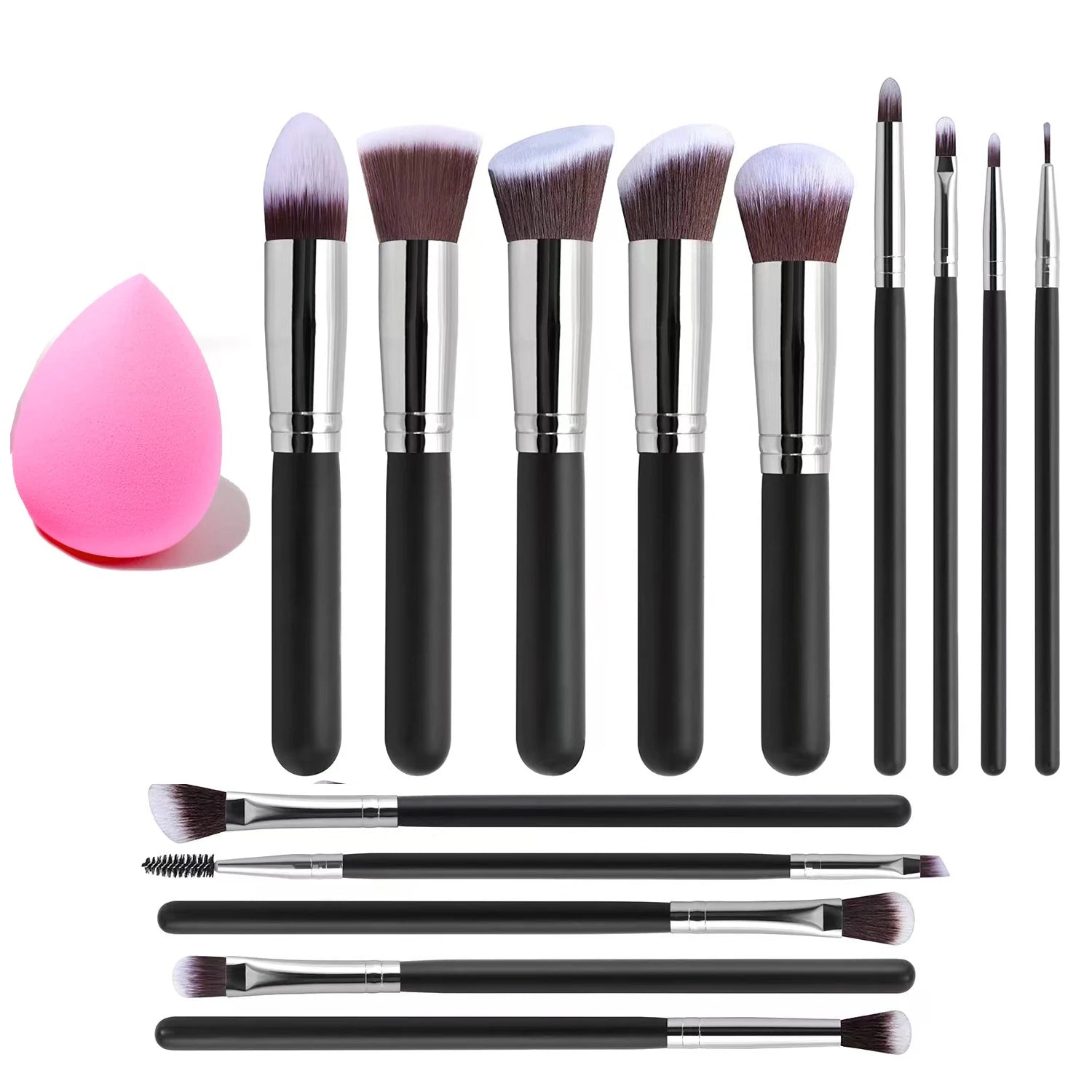 14-Piece Beginner Makeup Brush Set