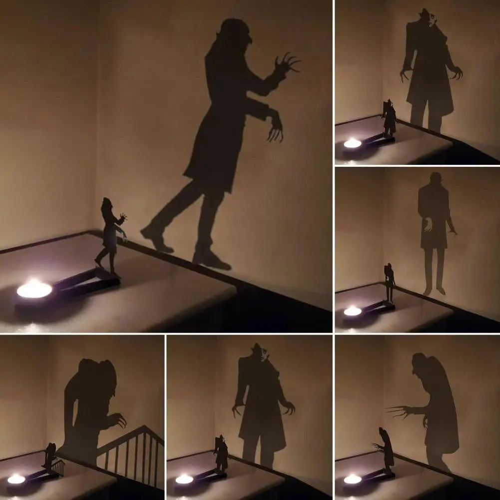 Halloween Shadow Candle Holder